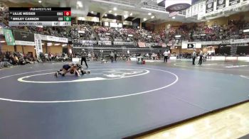 125 lbs Cons. Round 1 - Lillie Weiser, Onaga Hs vs Briley Cannon, Council Grove Hs