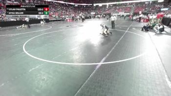 Girls 100 lbs Cons. Round 2 - Lylah Paletta, Chippewa Falls-Girls vs Ayda Miller, Saint Croix Central-Girls