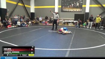 82 lbs Round 2 (4 Team) - Ava Rife, Missouri Gold vs Alleena Johnson, MN Storm