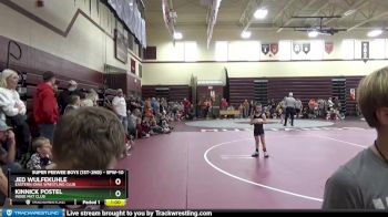 SPW-10 lbs Quarterfinal - Jed Wulfekuhle, Eastern Iowa Wrestling Club vs Kinnick Postel, Indee Mat Club