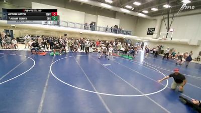 144 lbs Quarterfinal - Adam Terry, Champions Wrestling Club vs Ayden Hatch, Total Domination Wrestling Club