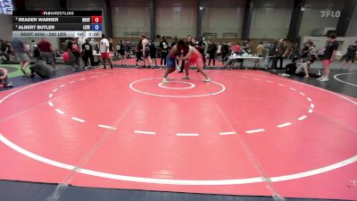 285 lbs Quarterfinal - Reader Warner, South Georgia Athletic Club vs Albert Butler, Level Up Wrestling Center