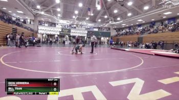 120 lbs Cons. Round 2 - Dion Herreria, Carlsbad vs Bill Tran, Poway