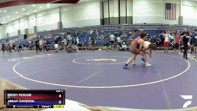 160 lbs Quarterfinal - Brody McKune, KY vs Abram Davidson, IL