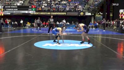 133 lbs Champ. Round 1 - Jacob Venezia, NYU vs Connor Kidd, Luther