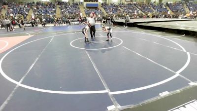 61 lbs Consi Of 8 #2 - Keegan Zao Rasmusen, Wolfpack vs Alexander Baumgardner, San Luis Valley WC