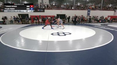97 kg Cons. Sub-quarters - Kwasi Bonsu, Blue Blood Wrestling Club vs Tyler Perry, Northern Colorado Wrestling Club
