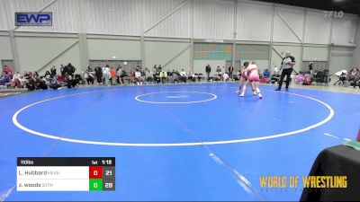 110 lbs Final - Lindlee Hubbard, Mean Girls vs Zaylyn Woods, Sisters On The Mat Pink