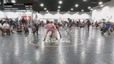 148 lbs Rr Rnd 1 - CJ Caines, Mat Assassins Gold - BHSE vs Vincent Augello, BW Barn - BHSE