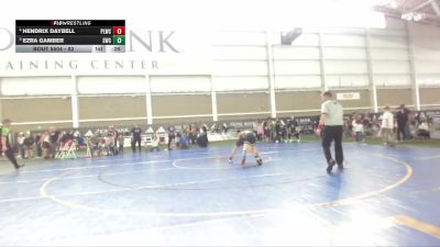 82 lbs 1st Place Match - Hendrix Daybell, Payson Lion Wrestling Club vs Ezra Gamber, Shootbox Wrestling Club