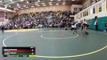 138 lbs Cons. Round 1 - James Faidley, CONNEAUT vs Nick Petrakos, BRUNSWICK