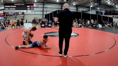 70 kg Cons. Round 4 - Kaden Keiser, Boone RTC vs Cael Larson, Viking RTC