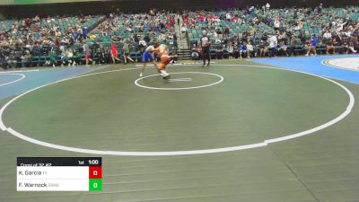 106 lbs Consi Of 32 #2 - Kaelib Garcia, Temecula Valley vs Forrester Warnock, Grandview