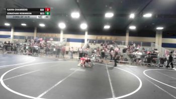 106 lbs Consi Of 16 #1 - Gavin Chambers, MAW Wrestling Academy vs Jonathan Robinson, Matador WC