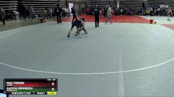 97 lbs Champ. Round 1 - Easton Hemmesch, Paynesville vs Max Theisen, Anoka