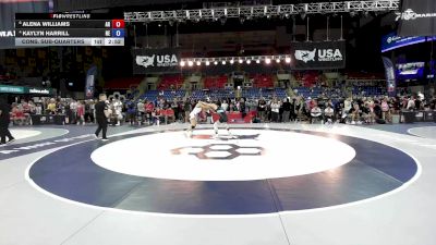 120 lbs Cons. Sub-quarters - Alena Williams, AR vs Kaylyn Harrill, NE