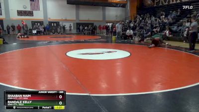 285 lbs Semifinal - Shaaban Naim, Iowa City, City High vs Randale Kelly, Iowa City, West