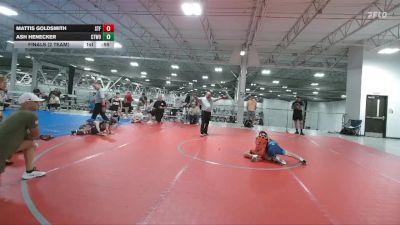 68 lbs Finals (2 Team) - Ash Henecker, CTWHALE ORCA vs Mattis Goldsmith, Steller Trained Fett