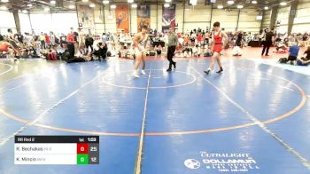 170 lbs Rr Rnd 2 - Reece Bechakas, PA Rednecks vs Keith Mincin, Micky's Maniacs Blue