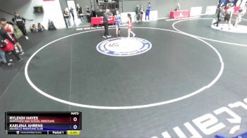 115 lbs Cons. Semi - Ryleigh Hayes, Northview High School Wrestling vs Kaelena Ahrens, Vacaville Wrestling Club