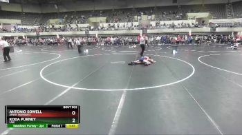 112 lbs Champ. Round 1 - Antonio Sowell, Amery Warrior`s vs Koda Purney, LAW