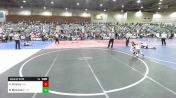 62 lbs Consi Of 16 #2 - Ashton Shipley, Ruby Mountain WC vs Blake Benkosky, Spanish Springs WC