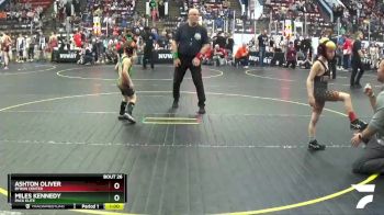 55 lbs 7th Place Match - Ashton Oliver, Byron Center vs Miles Kennedy, Pack Elite