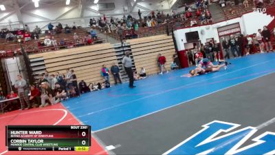 100 lbs Cons. Round 2 - Hunter Ward, Rhyno Academy Of Wrestling vs Corbin Taylor, Monroe Central Club Wrestling