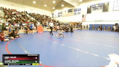 53 lbs Quarterfinal - Daniel Wilson, SoCal Hammers WC vs Ariel Seiler, Puma