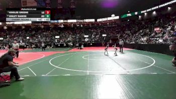 49 lbs Champ. Round 1 - Kinslee Greene, LAC3 vs Kinley Rankin, AUS1