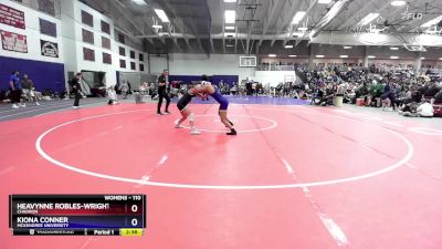 110 lbs Champ. Round 2 - Kiona Conner, McKendree University vs Heavynne Robles-Wright, Chadron