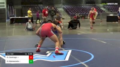 152 lbs 3rd Place - Sonny Santiago, Ca vs Brevin Balmeceda, Fl