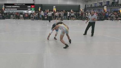 132 lbs Cons. Sub-quarters - Jacob Rhodes, Golden Bears vs Chase Hemphill, COWA