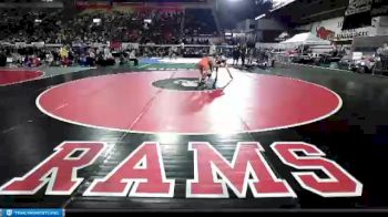 5A 120 lbs Champ. Round 1 - Sean Flint, Idaho Falls vs Hunter Lowe, Kuna