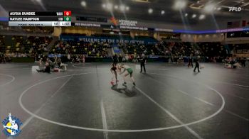 120 lbs Cons. Round 3 - Kaylee Hampton, Iowa City West vs Alysia Dundee, Waukon