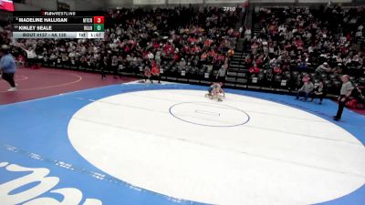 4A 130 lbs Quarterfinal - Madeline Halligan, Mountain Crest vs Kinley Seale, Ridgeline