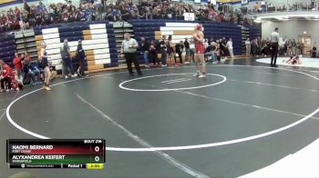 120 lbs. Champ. Round 2 - Alyxandrea Keifert, Marshfield vs Naomi Bernard, Fort Osage