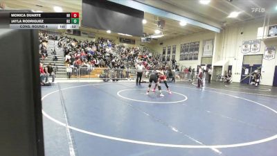115 lbs Cons. Round 4 - Monica Duarte, Norte Vista vs Jayla Rodriguez, Rancho Cucamonga