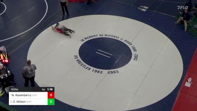 103 lbs Round Of 16 - Nick Rosenberry, Central Fulton vs Zander Wilson, Northern Tioga