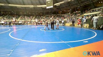 90 lbs Consi Of 4 - Kannon White, Collinsville Cardinal Youth Wrestling vs Lincoln Mosby, Wyandotte Youth Wrestling