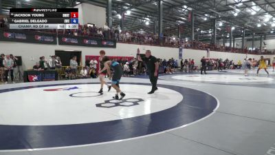 70 kg Champ. Rd Of 64 - Jackson Young, DMV RTC vs Gabriel Delgado, Southwest Wrestling Club