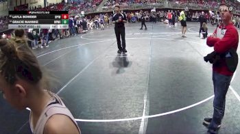 82 lbs Champ. Round 2 - Gracie Mahnke, West Point Wrestling Club vs Layla Bowder, St Paul Youth Wrestling