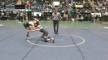 2 - 120 lbs Cons. Semi - Uriah Boyce, Stuarts Draft vs Aiden Swink, Strasburg