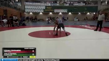 132 lbs Champ. Round 1 - Izayah Companero, Sierra Vista vs Emilio Roybal, Slam Academy