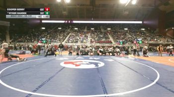4A-144 lbs Champ. Round 1 - Cooper Berry, Central vs Ryker Hansen, Cheyenne East