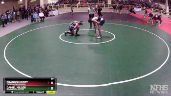 144 lbs Cons. Semi - Brandon Riedy, The Meadows School vs Daniel Miller, Pahranagat Valley