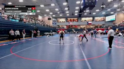 150 lbs Cons. Semi - Carter Canizaro, Klein Oak vs Austin Letsche, Allen