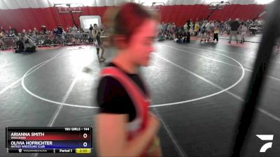 144 lbs Round 3 - Arianna Smith, Wisconsin vs Olivia Hofrichter, Antigo Wrestling Club