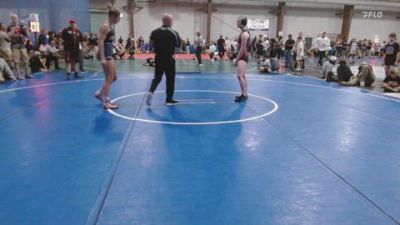 122 lbs Rr Rnd 2 - Jocelyn Danbe, RedNose Wrestling School HS vs Ellie Kisselbach, Duro Wrestling Club