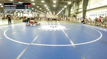 113 lbs Rr Rnd 2 - Edmund Yudiski, 10th Planet Red vs Hudson Trahin, The Fort Hammers